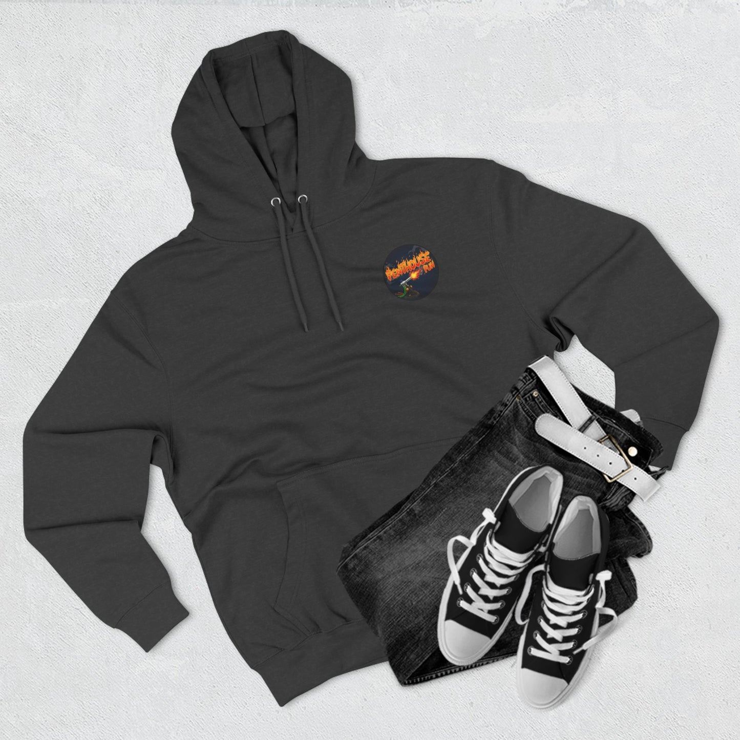 Penthouse Puh Flame Logo Pullover Hoodie