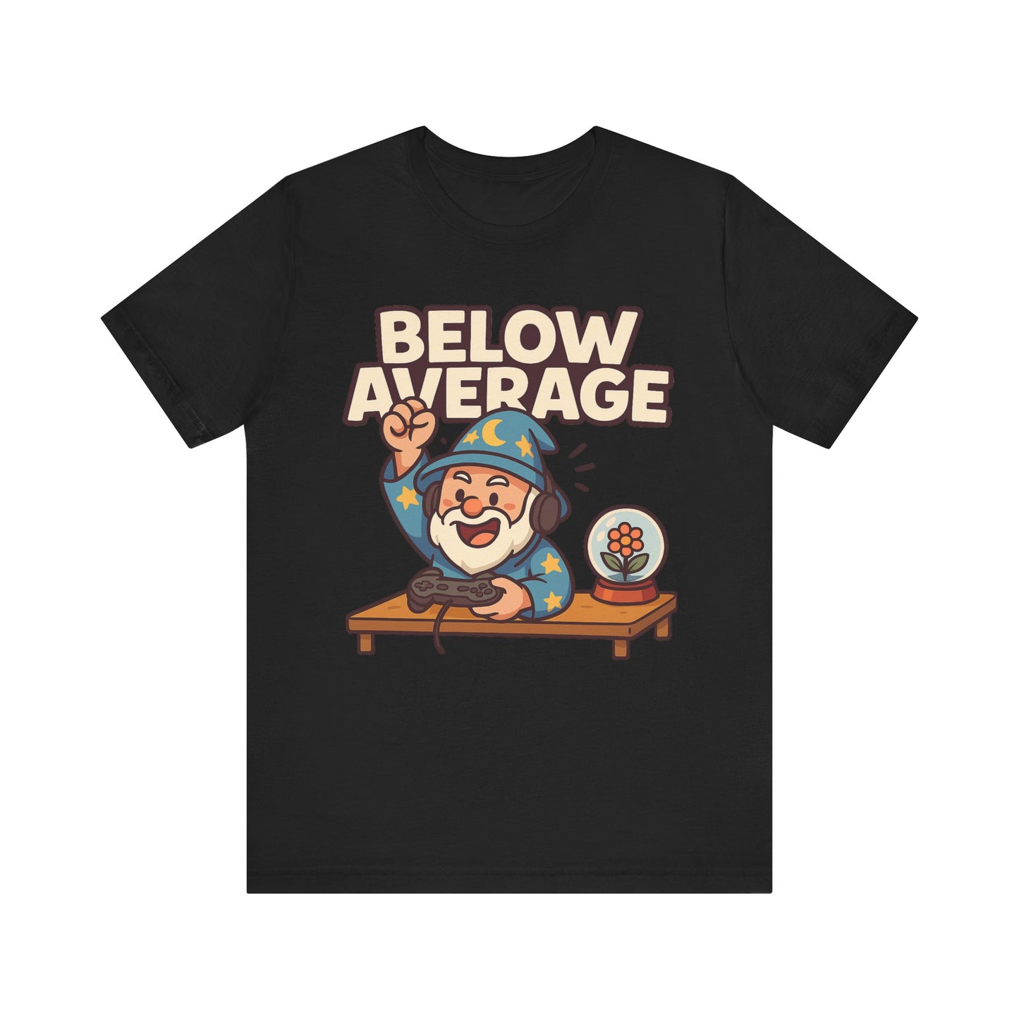 Below Average Gamer Unisex Jersey Short Sleeve Tee