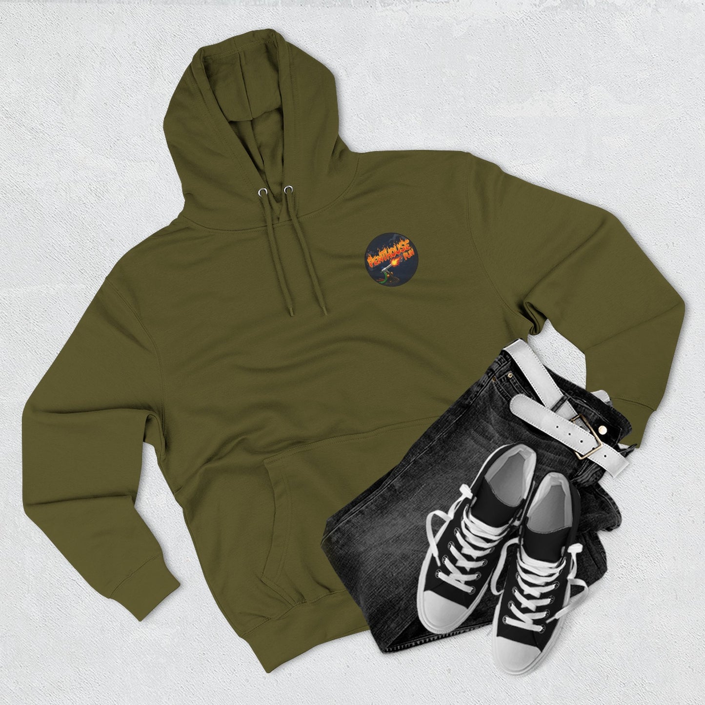 Penthouse Puh Flame Logo Pullover Hoodie