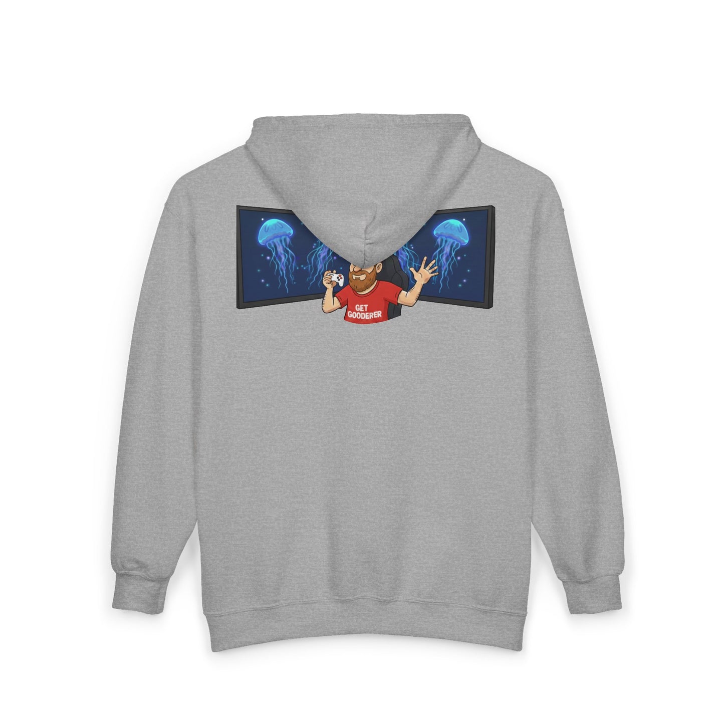 Get Gooderer Penthouse Puh Flame Logo Hoodie | Zip-Up Sweatshirt