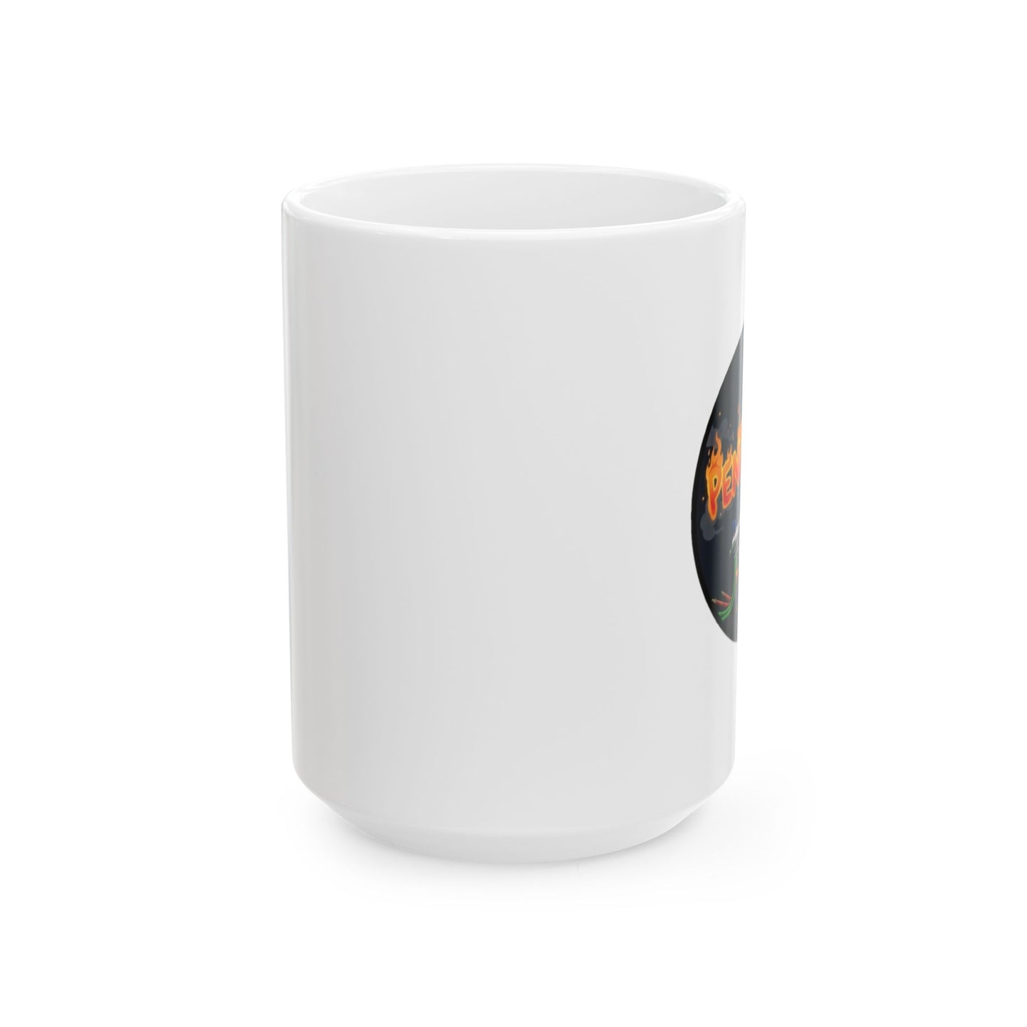 Penthouse Puh Coffee Cup - White (11oz, 15oz)