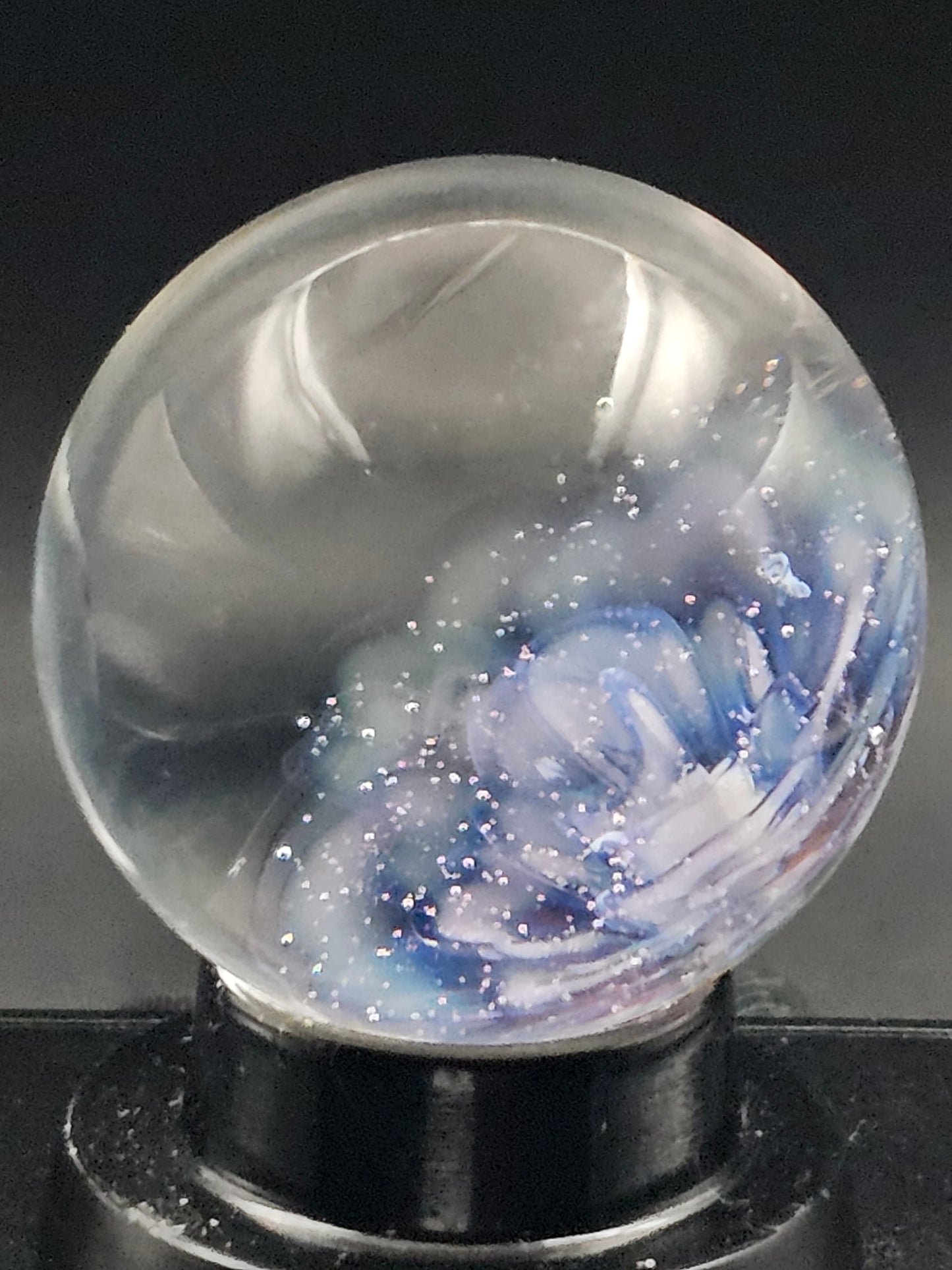 Ozone & Purple Lollipop Floral Marble