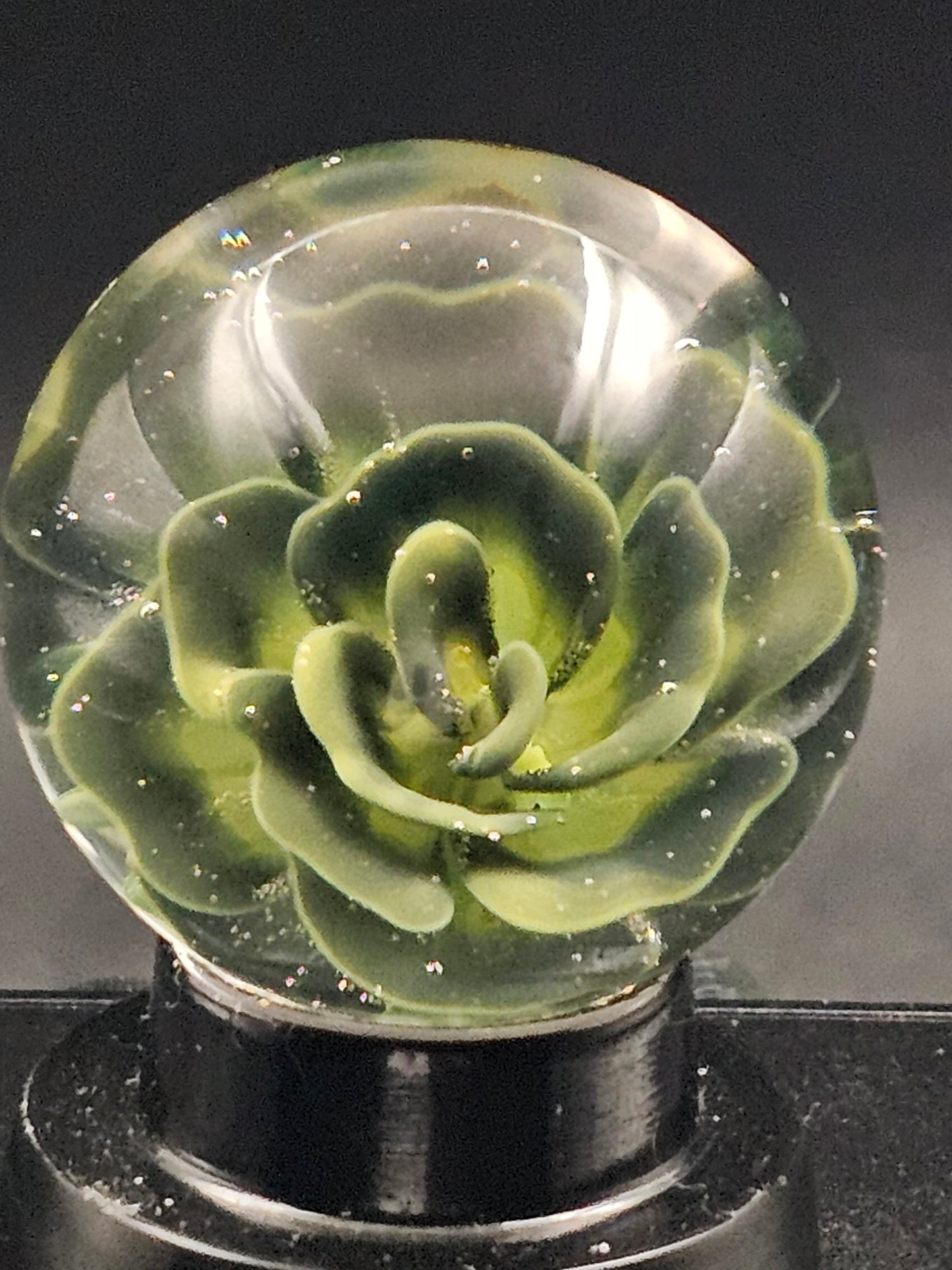 Hyacinth & Canary Yellow Floral Marble