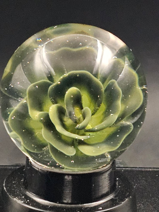 Hyacinth & Canary Yellow Floral Marble
