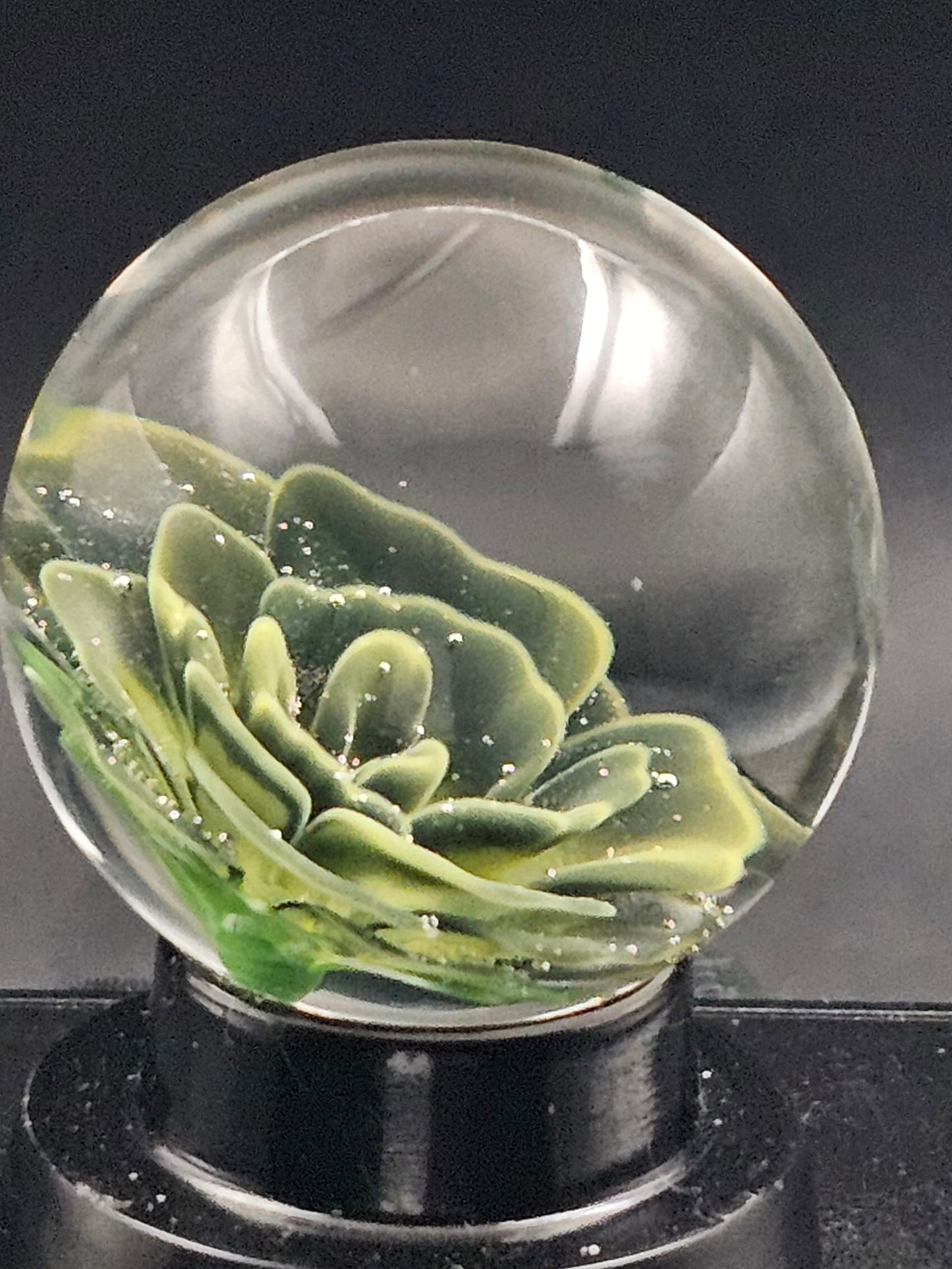 Hyacinth & Canary Yellow Floral Marble