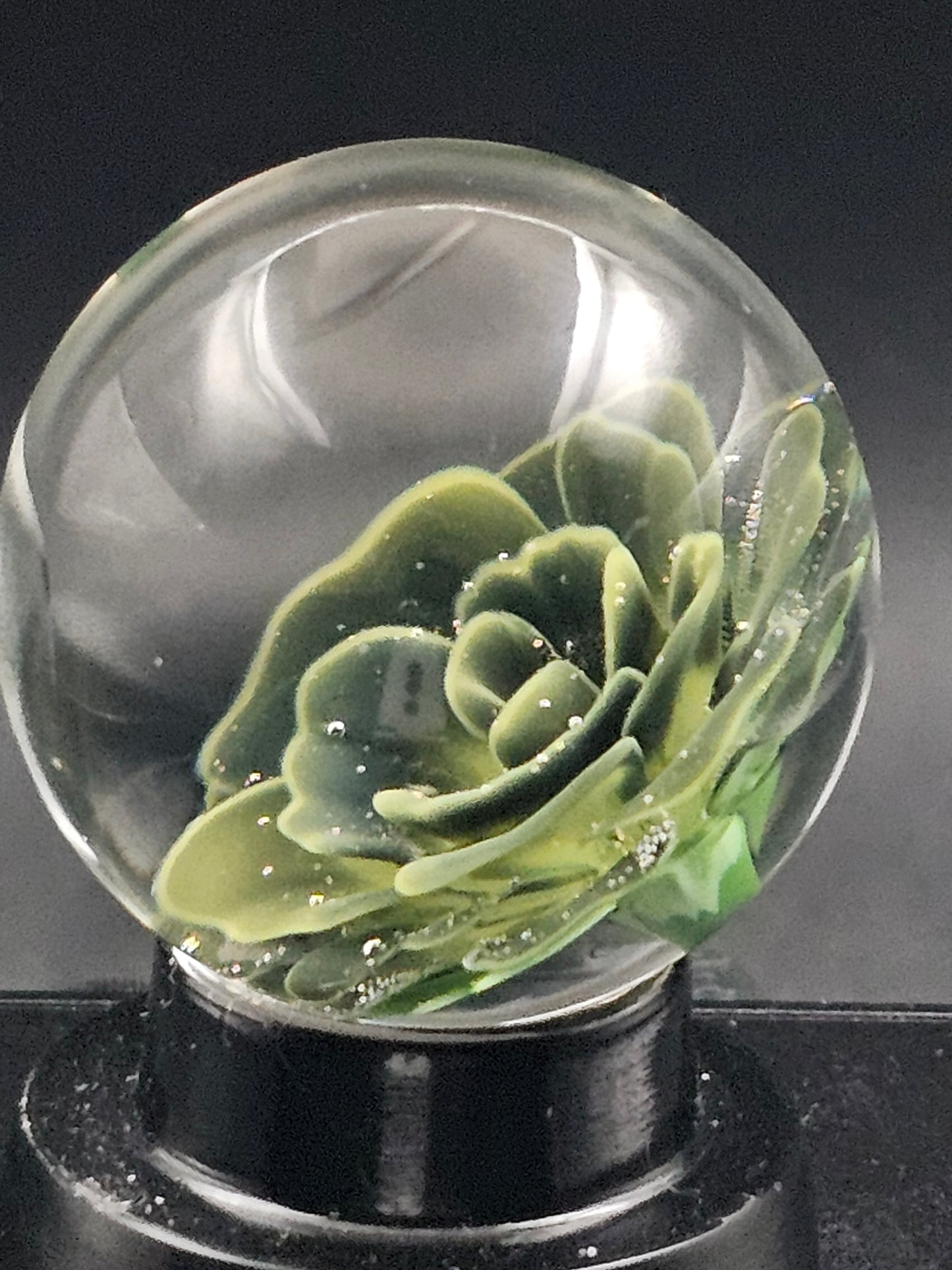 Hyacinth & Canary Yellow Floral Marble