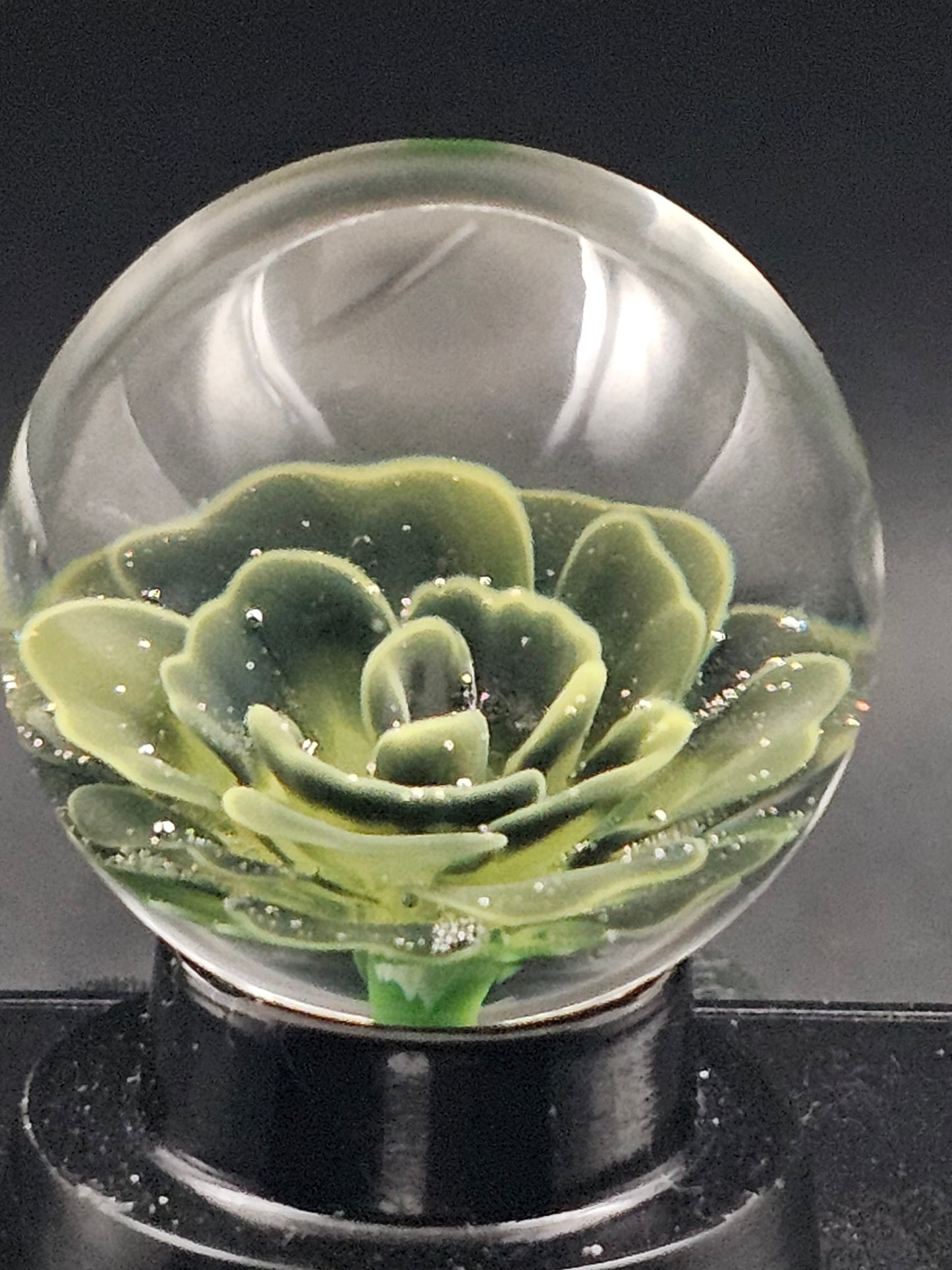 Hyacinth & Canary Yellow Floral Marble